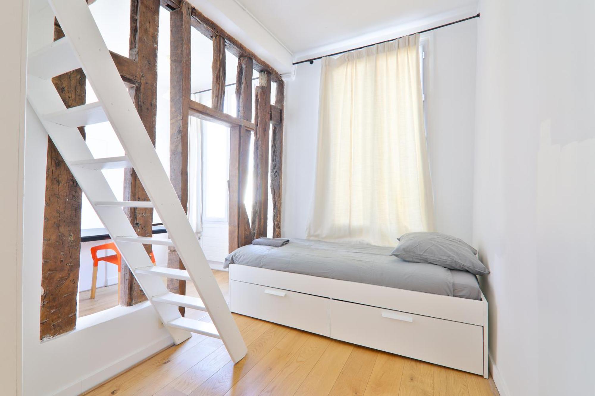 Appartement Mezzanine Quartier Chatelet Les Halles 4 Free Netflix Paris Eksteriør billede