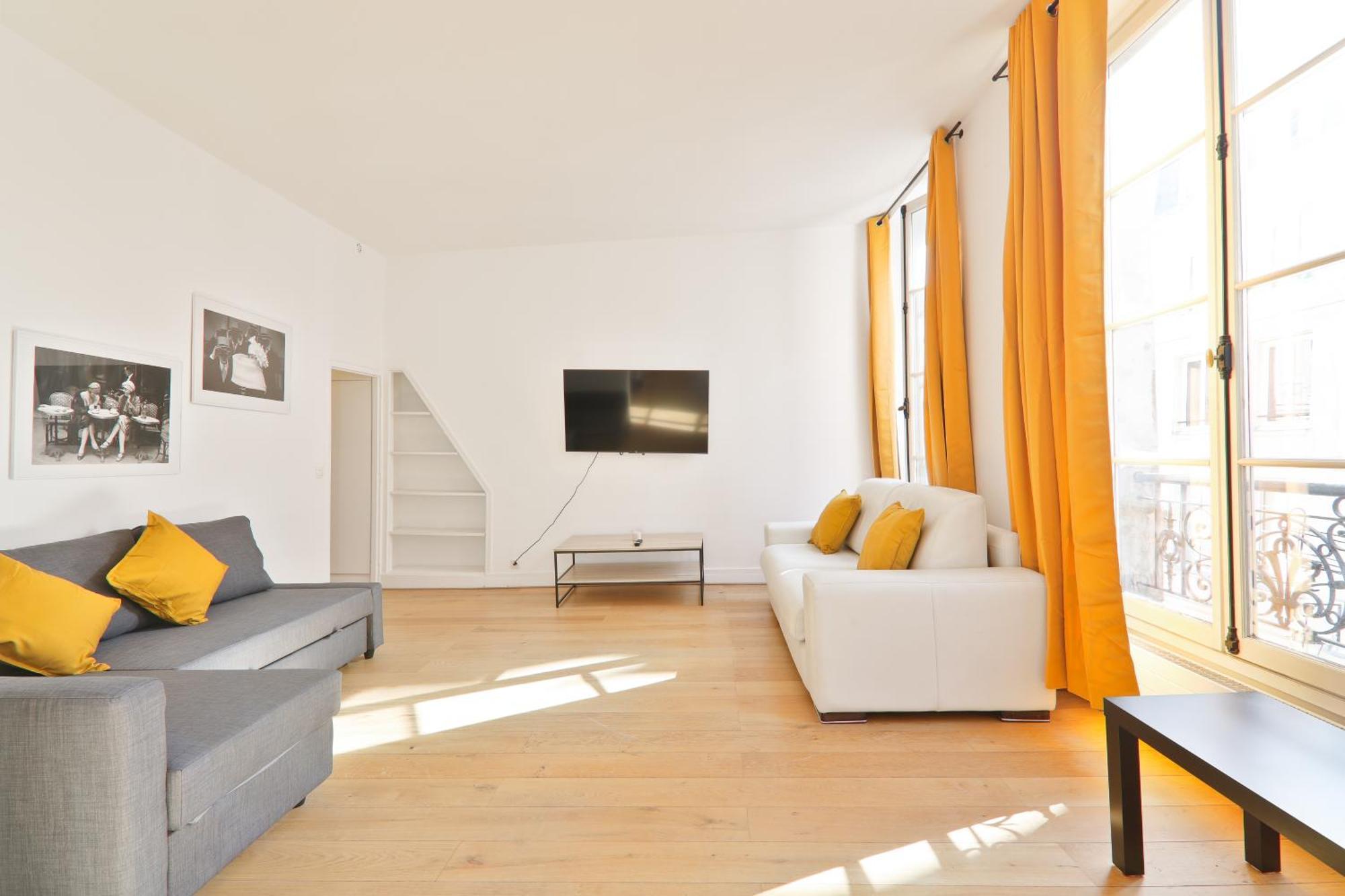 Appartement Mezzanine Quartier Chatelet Les Halles 4 Free Netflix Paris Eksteriør billede